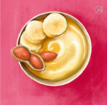 Erdnuss-Banane // Jackle & Heidi - Deine Eismacher aus Mecklenburg-Vorpommern