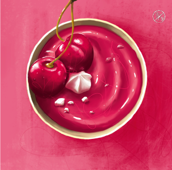 Sauerkirsch-Baiser // Jackle & Heidi - Deine Eismacher aus Mecklenburg-Vorpommern